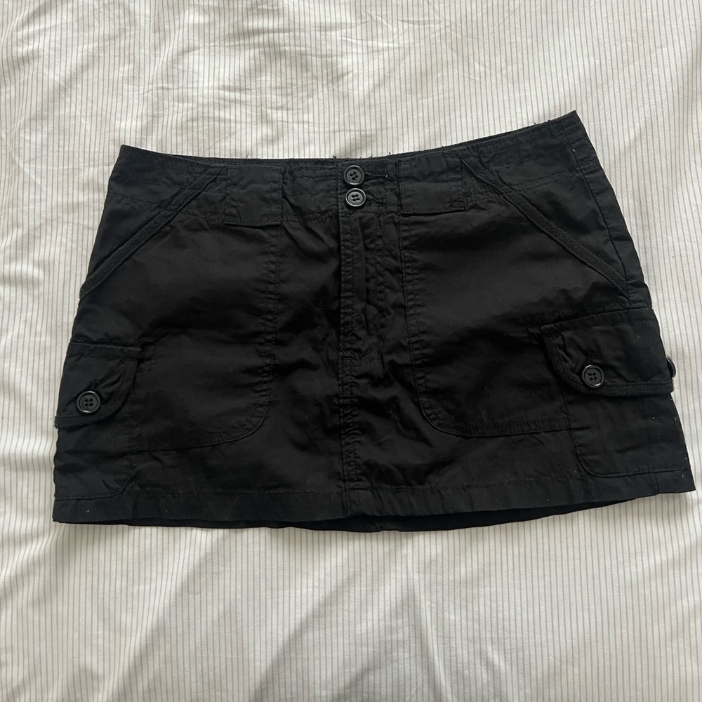 Mini black skirt